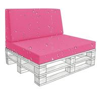 Waterproof Garden Fur Cushions SetOutdoor Rattan Patio Seat & Back Cushions for Sofa Comfortable Seating for Garden & Patio 1 Seat + 1 Back No.7