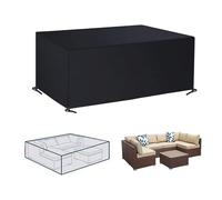 Waterproof Garden Furniture Cover 230x165x80cm Heavy Duty Rectangular Outdoor Table & Chair Protector Durable 420D Rattan Patio Furniture Cover