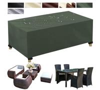 Waterproof Garden Furniture Cover, Outdoor Table & Chair Protector, 420D Oxford Fabric, Green, 200x200x80cm, Patio Furniture Covers for All Weather Protection
