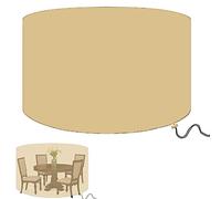 Waterproof Garden Furniture Covers 260x100cm Heavy Duty 420D Oxford Fabric Patio Table & Chair Cover Durable Rattan Outdoor Furniture Protection