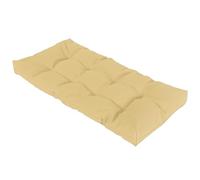 Waterproof Garden Furniture Cushions - 8cm Thick Non-Slip Bench Cushion for Rattan Swing Chair, Light Beige, 180x60cm, Perfect for Outdoor & Indoor Seating