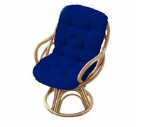 Waterproof Garden High Back Chair Cushion, Recliner Cushions, Outdoor Patio Seat Cushion with Backrest for Patio, Office & Home Use (Blue,120 * 50cm)