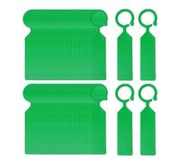 Waterproof Garden Labels, Outdoor Plant Tag Bundle, 100 Piece Thick Seedling Marker System with Weather Resistant Build, Practical Gardening Identification Tool, Clean Botanical Design Style, Farm Use