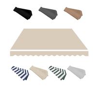 Waterproof Garden ning Replacement Fabric Cover Front Valance Bei 400x150cm Ideal for 2.0m to 5m nings Outdoor Window e Solut