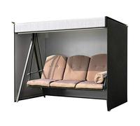 Waterproof Garden Swing Cover 3Seater for Outdoor Use Hollywood Swing Canopy UV Protection Durable Patio Furniture Cover Garden & Terrace Essential