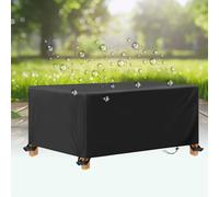 Waterproof Garden Table Covers 290x260x45cmHeavy Duty Outdoor Rectangular/Square Fur Covers Multiple Sizes for All Weather Protection & Resilient Against Rain