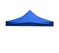 Waterproof Gazebo Canopy Replacement Cover - UV Protection Sun Shade Tent Top Cloth - 3x3m Blue Oxford Fabric Outdoor Roof for Garden & Patio Use