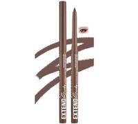 Waterproof Gel Eyeliner Pencil, Twist-Up Smudge-Proof Eye Liner with Fine Tip, Smooth Creamy Formula for Precise Lines, Suitable for Waterline and Daily Makeup（#9 Chocolate Brown）