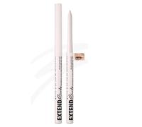Waterproof Gel Eyeliner Pencil, Twist-Up Smudge-Proof Eye Liner with Fine Tip, Smooth Creamy Formula for Precise Lines, Suitable for Waterline and Daily Makeup（#01 Pure white）