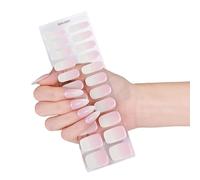 Waterproof Gel Nails Stickers Not Needed Heat Lamp Flexible Design for Long Lasting Manicure with Various Patterns Curing Durability Design Ideal for Busy Women Travel Trend Designs