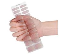 Waterproof Gel Nails Stickers Not Needed Heat Lamp Flexible Design for Long Lasting Manicure with Various Patterns Curing Durability Design Ideal for Busy Women Travel Trend Designs