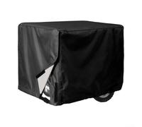 Waterproof Generator Cover For Outdoor Use With Tear Resistant Fabric Double Stitching Elastic Hem And Secure Bottom Strap To Prevent Blowing Off(black)