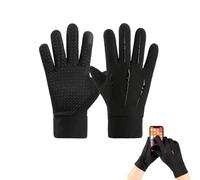 Waterproof Gloves, Cycling Gloves, Waterproof Gloves Men,Touchscreen Running and Warm Winter for Football, Cycling, Walking, Driving, Running - Men Women, Gifts, Black