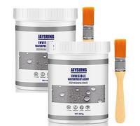 Waterproof Glue, Bathroom Sealant, Transparent Waterproof Coating Agent, Coating Tile Trapping Repair Wall Mending Agent for Home Roof Bathroom (300g, 2)