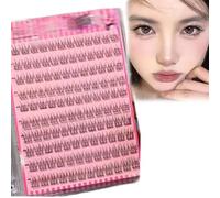 Waterproof Glue-Free Realistic False Eyelashes,Glue Free And Removal Free False Eyelashes, lash clusters kit natural wispy,Reusable Strip Lashes (S02)