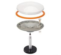 Waterproof GNSS Antenna Shell For GPS/GLONASS/BDS/S-Band Full Spectrum UV Resistant Housing For Field Surveying Positioning Professional Use