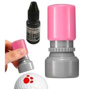 Waterproof Golf Ball Stamp - Small Golf Ball Stamp Finder - Auto Oil Out Quick Dry Waterproof Stamper No Ink Pad For Supplies