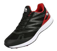 Waterproof Golf Shoes Mens Wide Fitting Golf Sneakers Spikeless Big Size Lightweight for Four Seasons,E,10.5 UK