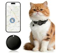 Waterproof GPS Collar for Cats - Pet Tracker Compatible with Google Find My (Android Only), No Monthly Fee. Advanced Tracking Smart Collar for Cat Safety, Ideal for Small & Large Cats.