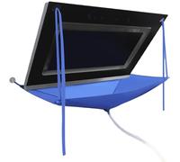 Waterproof Grease Cover, Suction Range Hood Shield, 36.8x17.7 Inches Splash Guard with Oil Catcher, Durable Kitchen Protector, Stove Guard with Clear Design, Cooking Barrier for Home Restauran