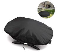 Waterproof Grill Cover For Weber Q Series Gas Grills Fits Q1000 Q1200 Q1400 Q100 Q120 Q140 Models Durable Outdoor Protection