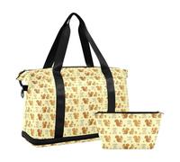 Waterproof Gym Bag Squirrel Lives Matter Squirrel Lovers Travel Weekender Gear Bag with Adjustable Strap for Hiking