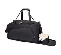 Waterproof Gym Bag with Shoe & Wet Compartment for Men/Women,Sports Duffle Bags for Workout/Fitness/Travel, Black, 20"L x 11"W x 11"H, Fashion