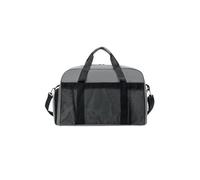 Waterproof Gym Duffle Bag with Shoe Compartment, Multiway Travel Weekender Overnight Bag, Fits Luggage Sleeve, Grey, One Size, Stylish