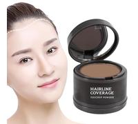 Waterproof Hairline Powder - Instant Concealer for Thin Hair Spots, Compact Design with Mirror and Soft Puff Applicator, Natural Finish for Women Men Hair Toppers Daily Styling Use
