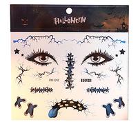 Waterproof Halloween Costume Temporary TattoosStickere Face Makeup Realistic SpidersScar Design FakesTattoos Sticker Tattoosstickers for Women Men Waterproof Kids Birthday Party Traditional