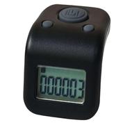 Waterproof Handheld Tally Counter 6 Digits Number Count Clickers Counter, Hand Digital Counters Clickers Pitches Counter, Lap Counter for Swimming, Magnetic Charging (Black)