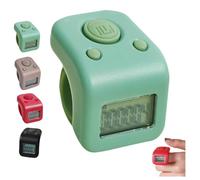 Waterproof Handheld Tally Counter 6 Digits Number Count Clickers, Gym Lap Counter & Score Keeper With Led Display & Lcd Backlight, Digital Pitchescounter for Swimming,Sports,Magnetic Charging (green)