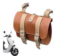 Waterproof Handlebar - Waterproof Front Storage for Car Battery | Waterproof Cycling Saddlebags | Front Suspension for Scooter | Large Capacity Leather Ci