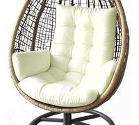 Waterproof Hanging Chair Cushion, Outdoor/Indoor Swing Chair Cushions, Garden Cushion for Hanging Swing, Hanging Basket, Rocking Chair, Thick Hanging Chair Seat Cushions,Off white