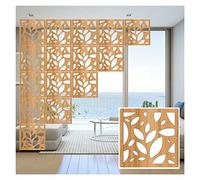 Waterproof Hanging Decorative Panel, 5mm Thick Wood & Plastic Mesh Wall Art, Modern Accent Piece for Living Room & Entryway, Stylish Home Décor