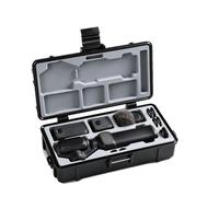 Waterproof Hard Case for Insta360 Luna Ultra Creator Bundle Accessories, Portable Travel Carrying Case Storage Bag with Shoulder Strap for Storage, Organization, Protection，Black