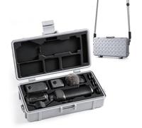 Waterproof Hard Case for Insta360 Luna Ultra Creator Bundle Accessories, Portable Travel Carrying Case Storage Bag with Shoulder Strap for Storage, Organization, Protection，Gray