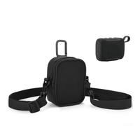 Waterproof Hard Shell Case For JBL For Go5 Series, Portable Adjustable Carrying Mesh Hook Shoulder Strap Storage Bag Compatible GO4 GO3