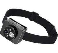 Waterproof Head Mounted Action Camera with Front Light, 1080P HD Helmet Sports Camera, Hands Free Recorder for Horse Riding, Cycling, Skiing, Outdoor Extreme Sports