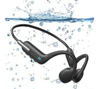 Waterproof Headphones Bone Conduction Headphones IP68 Swimming Wireless Headset Bluetooth 5.3 Open Ear Sports Earphones with MP3 Player for Underwater Swimming, Running, Cycling,Hiking