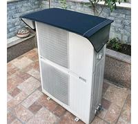 Waterproof Heat Pump Cover Insulated & Soundproof Heat Pump Protection Storm & Rain Resistant Black 130x55cm/51x22in - Optimal Weather Shield