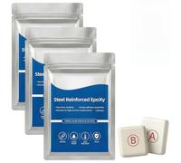 Waterproof Heat-Resistant Epoxy Putty Repair,100g Quick-Repair AB (100g) | High-Strength Two-Component Epoxy Putty,Heat Resistant Cures in 24 Hours for Metal Wood Ceramic PVC Concrete,Glasses