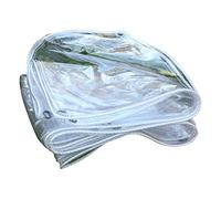 Waterproof Heavy-Duty Clear Plastic Universal Canopy Sheet - Rainproof Cover 2m x 4m for Outdoor Use Tarps and Shelter Solutions