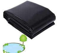 Waterproof Heavy Duty Underlay Garden Fish Ponds Preformed Liners 0.2Mm Thick Easy Cutting Underlayment Anti-Seepage Membrane for Koi Ponds Streams Fountains(19.7Ft x 29.5Ft), Gbdgjd, a, 16.4ft *
