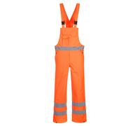 Portwest Hi-Vis Bib and Brace - Unlined, Size: XXL, Colour: Orange, S388ORRXXL