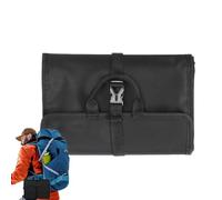 Waterproof Hiking Bag, Tool Organizer Bag, Tie Roll Bag, Hiking Storage Organizer, Folding Tool Bag, Waterproof Rock Climbing Bag, Mountaineering Storage Bag, Black, Se référer au descriptif, Refer to