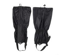Waterproof Hiking Gaiters with Polyester Shell and Adjustable Elastic Band to Block Ground-Level Elements from Entering Boots