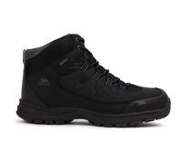 Trespass Mens Boots Finley - Mid Cut, Waterproof, Breathable Membrane, Ankle Support, Cushioned Collar & Tongue, Durable Toe & Heel Guard, PU/Textile Upper, TPR Outsole