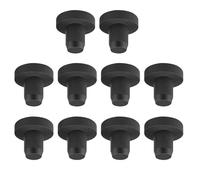 Waterproof Hole Plugs, Flexible Silicone Sealing Stopper, 1.5x0.8 Inches Grommet with Soft Build, Elastic Rubberized Port Cover, Round Insert with Tapered Design, Hardware Tool for Camper Window