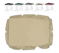 Waterproof Hollywood Swing Roof Cover Replacement - Windproof Tear-Resistant Anti-UV Polyester Cloth Dustproof Green 75x52x6inch / 190x132x15cm